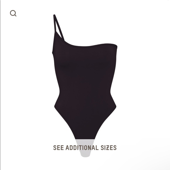 SKIMS Tops - Skims Essential One Shoulder Bodysuit